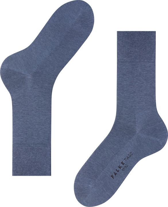 Image du produit Falke Tiago (Lot de 3) Chaussettes hommes, couleur 6665 denim mel., taille 45-46 (Une unité par pack, 45 - 46)