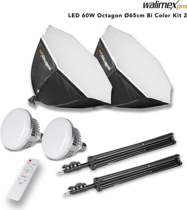 Actual product image Walimex pro LED 60W Octagon (Umbrella reflector, 65 cm)