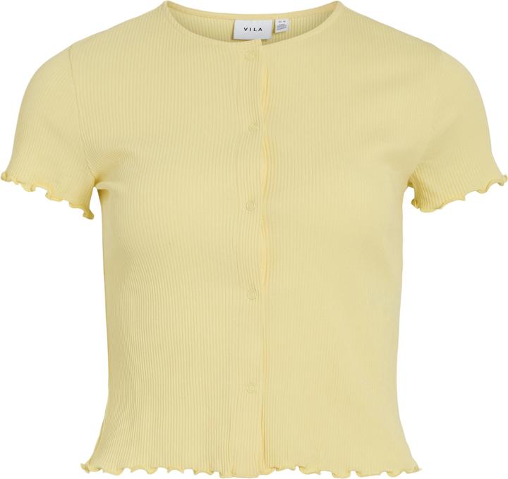 Actual product image Vila Buttoned top with short sleeves (XS)