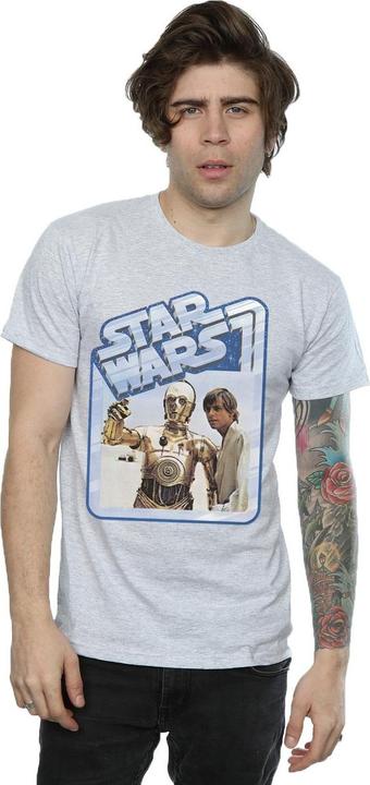 Image du produit Star Wars - T-shirt LUKE SKYWALKER AND C-3PO - Homme (3XL)