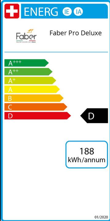 Label énergétique Mini Deluxe Black Mat - Machine à café à dosettes E.S.E (E.S.E.)
