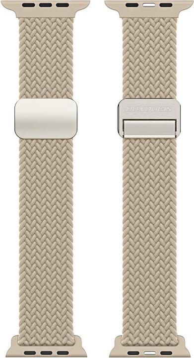 Actual product image Dux Ducis Mixture Pro Strap Apple Watch 42mm/44mm/45mm/49mm - Beige (42 mm, 44 mm, 45 mm, 49 mm, Nylon)