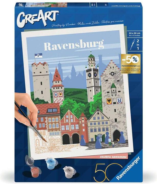 Image du produit Ravensburger CreArt - Peinture par numéros Colorful Ravensburg