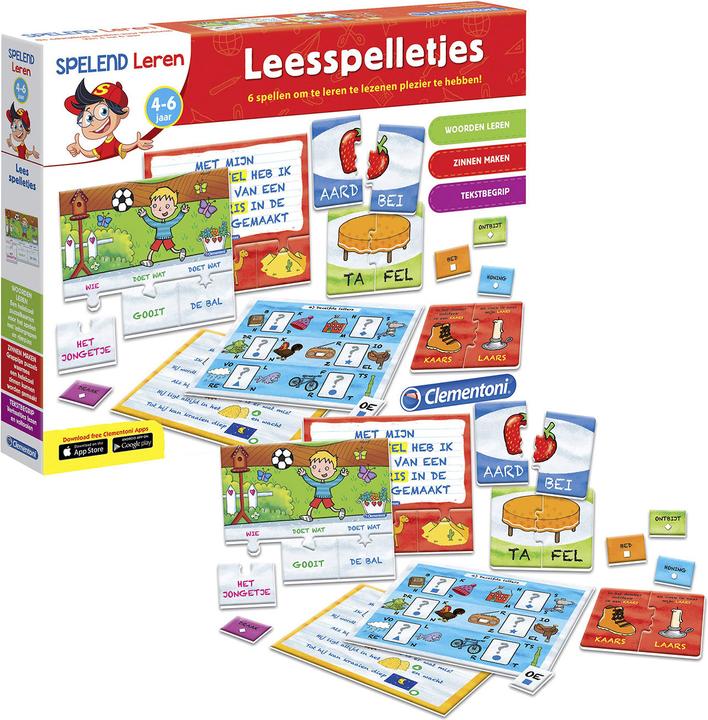 Image du produit Clementoni Playing Learning - Lecture de jeux (Allemand)