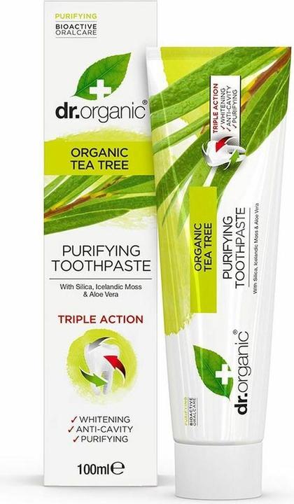 Immagine prodotto Dr. Organic Dr Organic Tea Tree Dentifricio 100ml (100 ml)