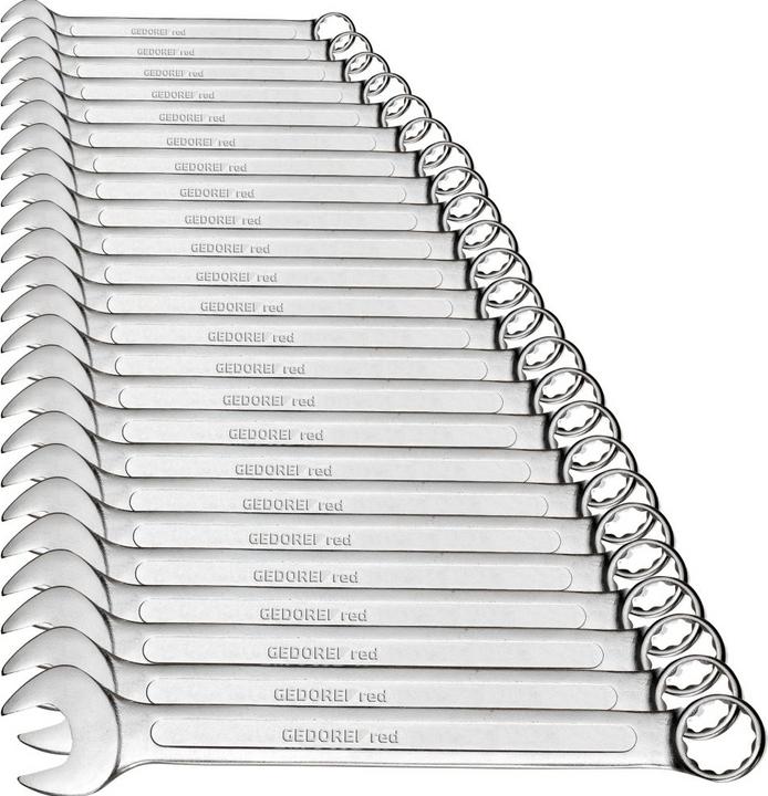 Immagine prodotto Gedore Red Set di chiavi combinate (32 mm, 24 mm, 26 mm, 9 mm, 10 mm, 11 mm, 15 mm, 16 mm, 17 mm, 6 mm, 7 mm, 8 mm, 21 mm, 22 mm, 23 mm, 12 mm, 13 mm, 14 mm, 27 mm, 28 mm, 30 mm, 18 mm, 19 mm, 20 mm)