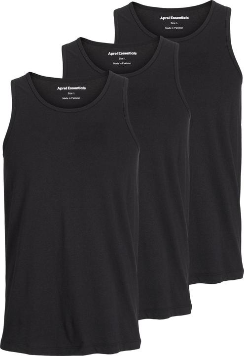 Aprel 3er-pack Einfarbig Rundhalsausschnitt T-shirt T-shirt