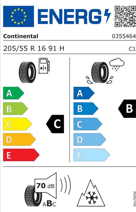 Produktbild Continental WinterContact TS 870 (205/55R16 91H, Winterreifen)