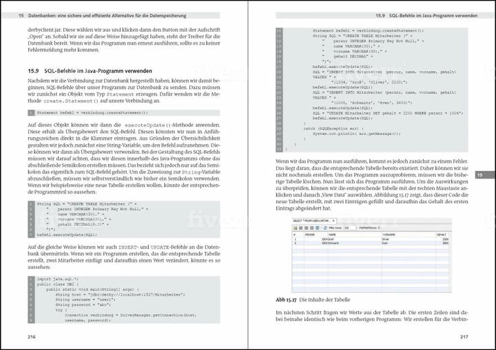 Actual product image Java Kompendium (German, Markus Neumann, 2019)