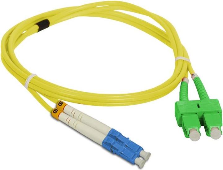Produktbild Alantec FOC-SCALC-9SMD-1 Glasfaserkabel SC LC/APC G.652D (1 m)