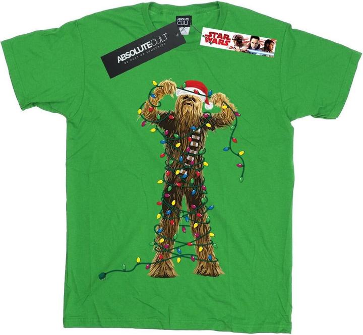 Immagine prodotto Star Wars Chewbacca Christmas Lights Maglietta Ragazzi (116)
