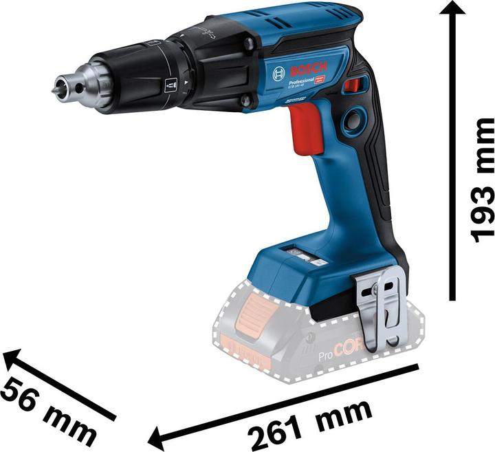 Actual product image Bosch Professional GTB 18V-45 (Rechargeable battery operated)