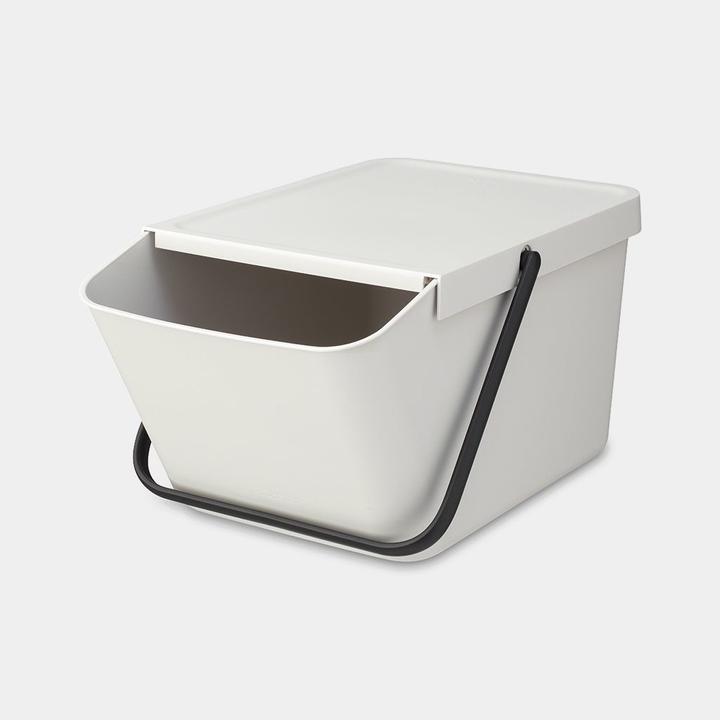 Image du produit Brabantia Bac de recyclage Sort & Go 20 l, gris clair (20 l)