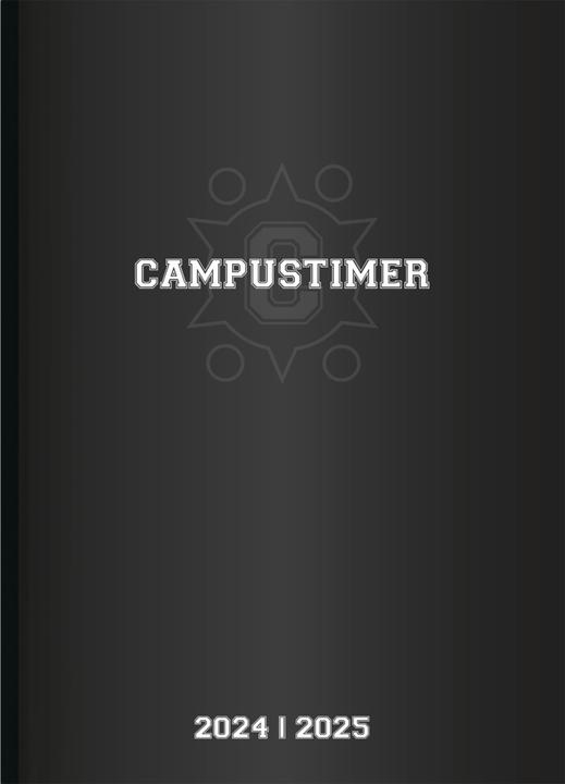 Produktbild Alpha Edition Campustimer Black 2024/2025 Semester-Planer, 15x21cm, Kalender mit 192 Seiten (15 x 21 cm, Deutsch)