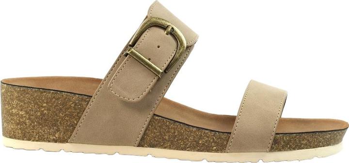 Actual product image Lunar Womens/Ladies Ripple Wedge Sandals (37)