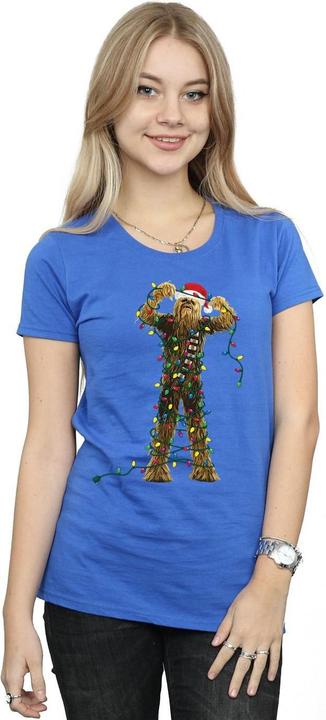 Produktbild Star Wars Chewbacca Christmas Lights TShirt (S)