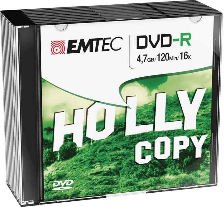Produktbild Emtec DVD-R 4,7GB 16x Slim (10) (10 x)