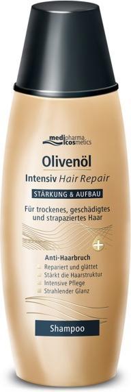 Immagine prodotto Medipharma cosmetici Olio d'oliva Shampoo riparatore intensivo per capelli, 200 ml Shampoo (200 ml, Shampoo liquido)