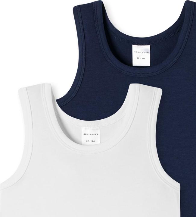 Produktbild Schiesser 6er Pack Kids Boys 95/5 Organic Cotton Unterhemd (128)