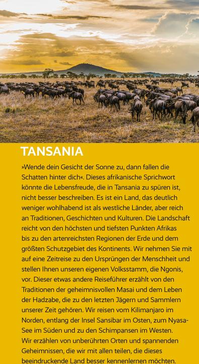 Produktbild Reiseführer Tansania und Sansibar (Deutsch, Francisca Chengula, 2024)