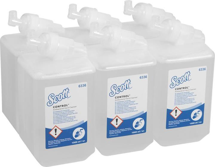 Productafbeelding Kleenex ® Vloeibare zeep neutraal antibacterieel pH-waarde: 6 Ontwerp van de verpakking: Canister Materiaal (Vloeibare zeep, 1000 ml)