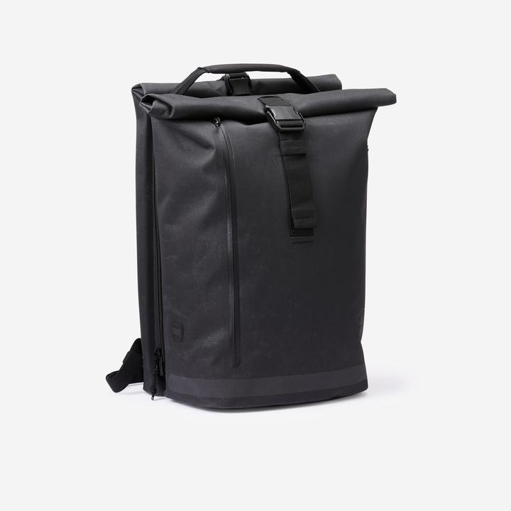 Immagine prodotto Btwin Doppel-Fahrradtasche Gepäcktasche Rucksack für Gepäckträger XL 31 Liter (31 l, Borsa portapacchi)