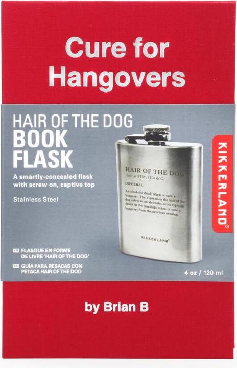 Produktbild Kikkerland Hair of the Dog Flask (120 ml)