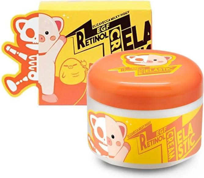 Elizavecca Milky Piggy Wrinkle Care Revitalize EGF Retinol Cream 100g 3.53 fl.oz. - Retinol Swiftlet Nest Extra (100 ml, Nachtcreme)