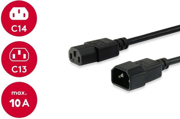 Produktbild Maxxtro Monitor Verlängerungs-Netzkabel 220 V (1.80 m)