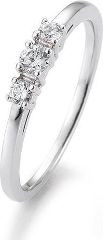 Actual product image Breuning 3 diamonds (56, 750/18 K Gold)
