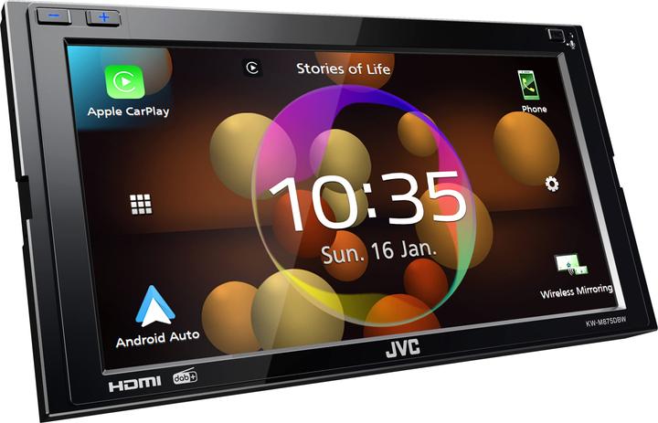 Produktbild JVC KW-M875DBW (Android Auto, Apple Carplay)