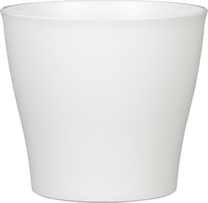 Produktbild Scheurich 17, Blumentopf/Pflanzkübel, rund, aus Kunststoff Farbe: Bianco, 17 cm Durchmesser, 15 cm (17 cm)