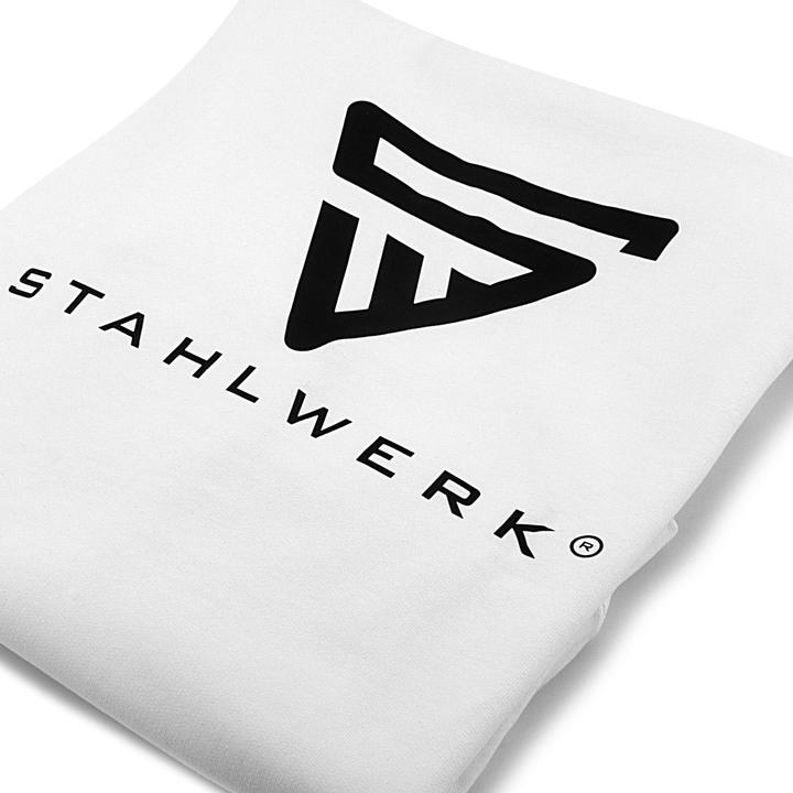 Actual product image Stahlwerk Hoodie Hooded jumper Hoodie with zip White Size XXL (XXL)