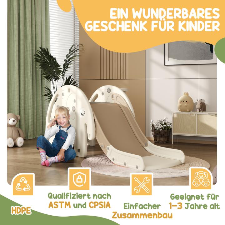 Produktbild Aiyaplay Kinderrutsche Kunststoff Cremeweiss