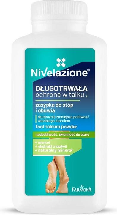 Farmona Nivelazione Foot Talcum Powder Sprinkles Into Feet And Footwear In 110G Talc (Fussbad)