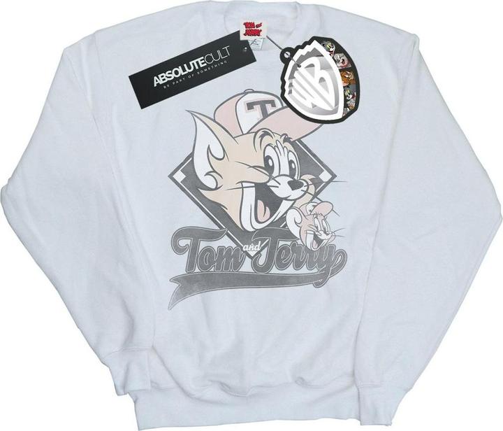 Actual product image Tom & Jerry Mens Baseball Caps Sweatshirt (L)