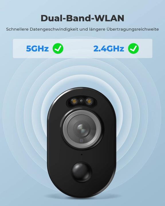 Image du produit Reolink Argus Series B330+Solar Panel+64GB SD Card-5MP (2560 x 1440 Pixels)