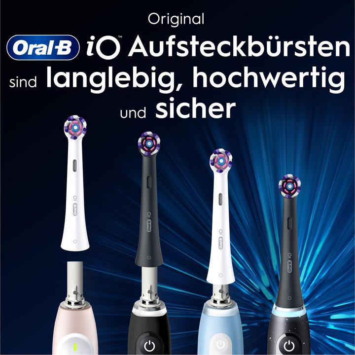 Actual product image Oral-B iO Strahlendes Weiss, Original Aufsteckbürsten (2 x)