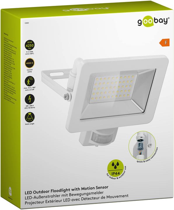 Actual product image Goobay LED outdoor spotlight (4260 lm, IP44)
