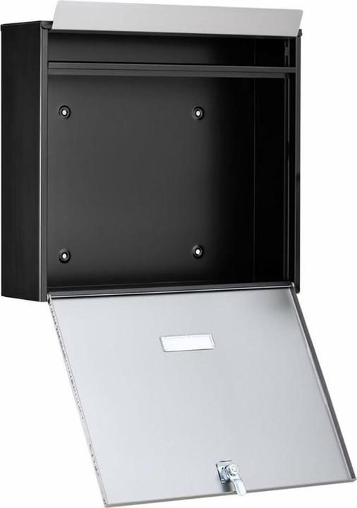 Produktbild Burg Wächter Briefkästen Oxford 6877 black&steel