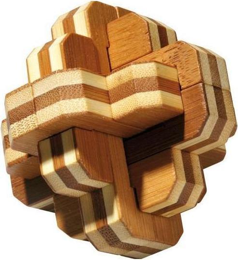 Actual product image Philos Flower puzzle, bamboo (German, French)