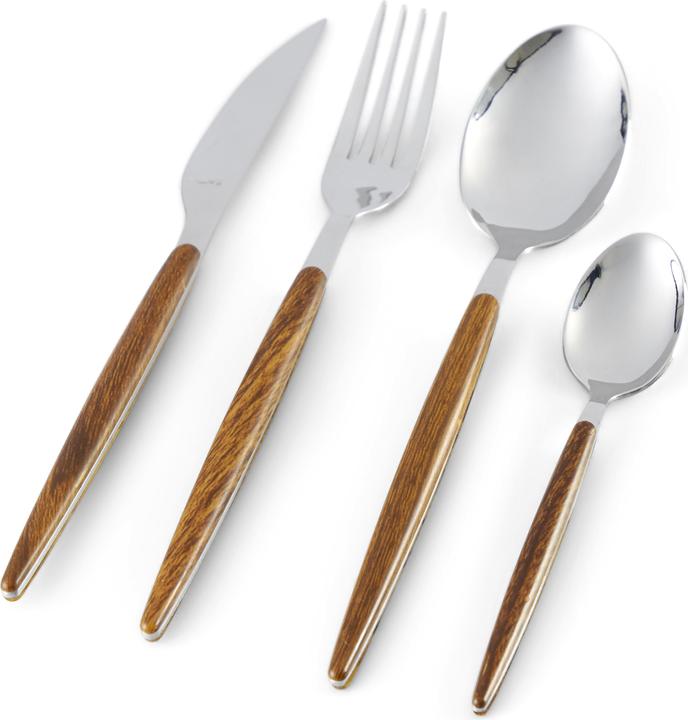 Stainless steel/wood