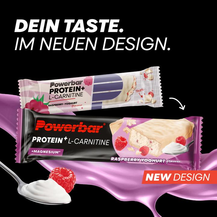 Image du produit Powerbar ProteinPlus L-Carnitine - Framboise (Raspberry Yoghurt, 30 pcs, 1050 g)