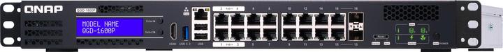 Immagine prodotto QNAP QGD-1600P-4G, 16 porte PoE Edge Switch (16 Porti)