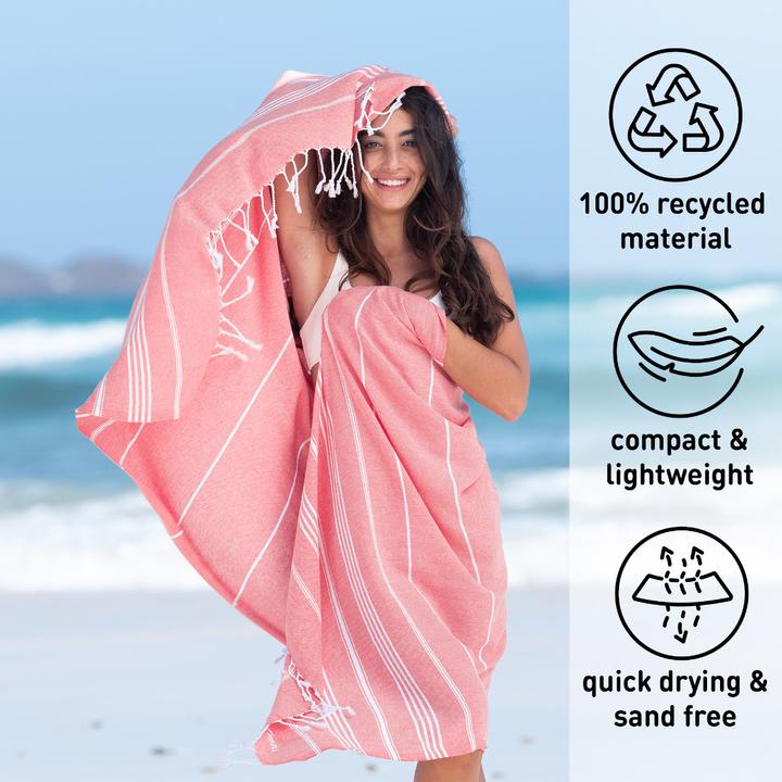 Image du produit Fit-Flip Hamamtuch Baumwolle Recycelt 100x200cm