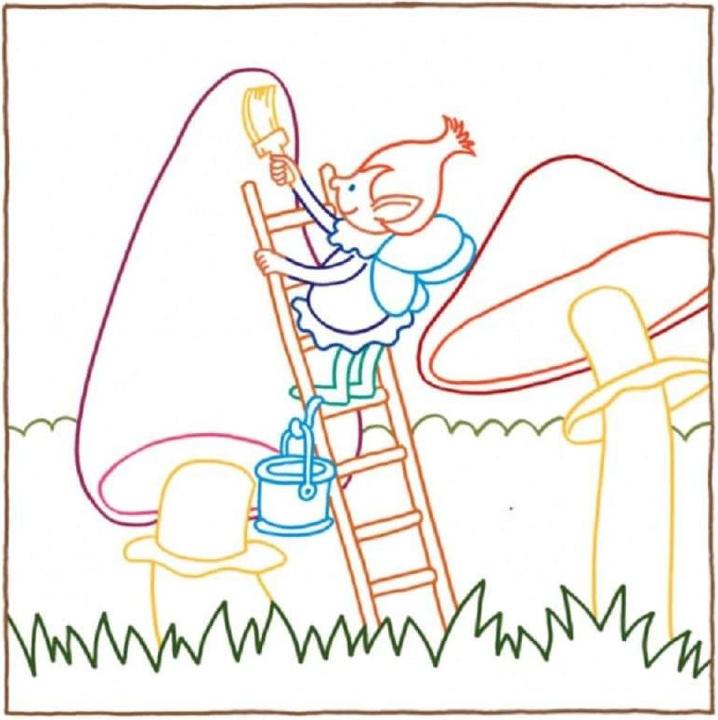 Produktbild Zauberpapier Malbuch im Feenwald