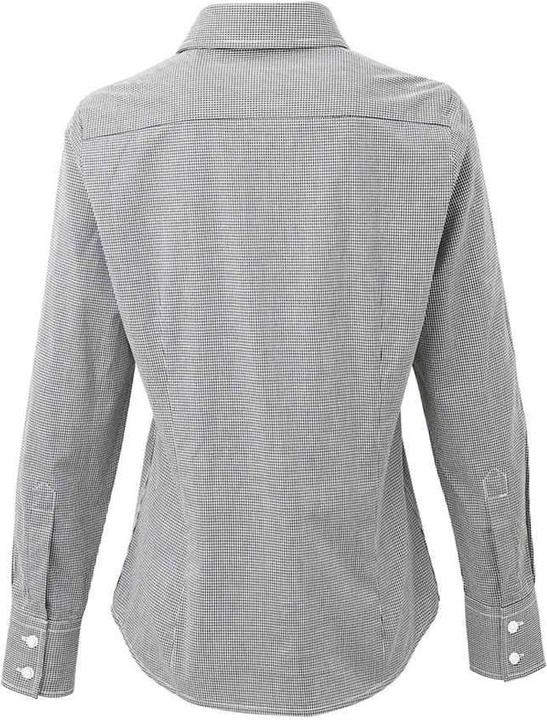 Actual product image Premier Womens/Ladies Gingham Long-Sleeved Shirt (34 D)