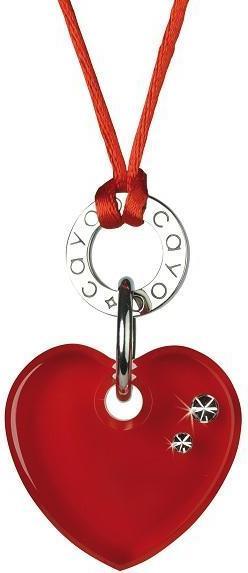 Actual product image Cayoo Heart Keyring Keyring Keyring, Cherry