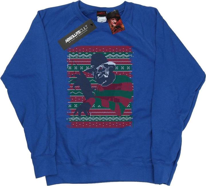 Actual product image Absolute Cult Womens/Ladies Christmas Fair Isle Sweatshirt (M)
