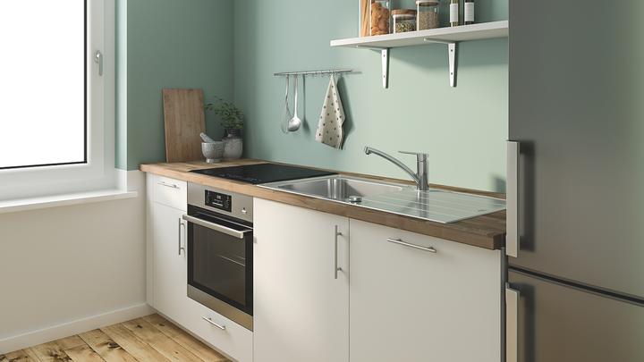Produktbild Grohe Kchenarmatur mit Einhebelmischer Start Eco chrom glnzend 31685000